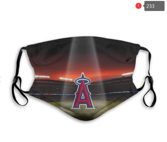 MLB Los Angeles Angels #3 Dust mask with filter->mlb dust mask->Sports Accessory